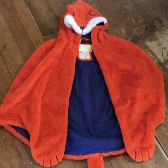 NWT Mini Boden   Fancy Dress Faux Fur Fox Cape - Picture 1 of 5